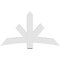 Ekena Millwork Alberta Architectural Grade PVC Gable Bracket, 60"W x 35"H x 4"D x 6"F, 14/12 Pitch GBP060X35X0406ALB00 - alternate 3